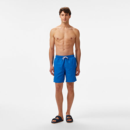 Nautica Erkek Mavi Regular Fit Deniz Şortu