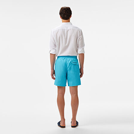 Nautica Erkek Mavi Regular Fit Deniz Şortu