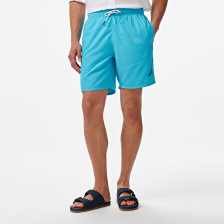 Nautica Erkek Mavi Regular Fit Deniz Şortu