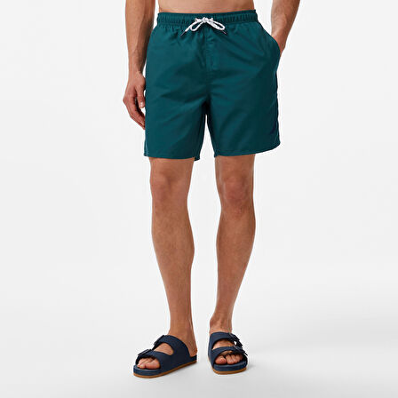 Nautica Erkek Yeşil Regular Fit Deniz Şortu