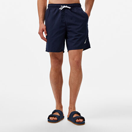 Nautica Erkek Lacivert Regular Fit Deniz Şortu