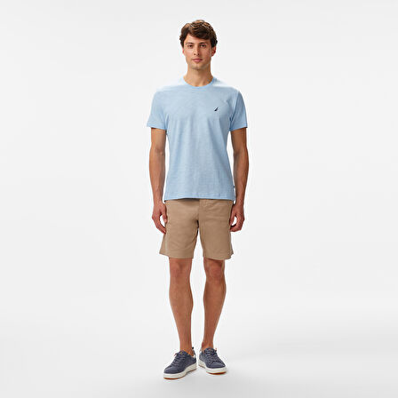 Nautica Erkek Mavi Regular Fit T-Shirt