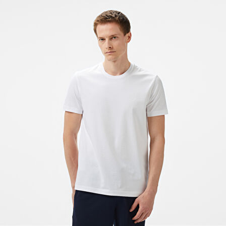 Nautica Erkek Beyaz Regular Fit T-Shirt