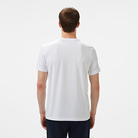 Nautica Erkek Beyaz Regular Fit T-Shirt