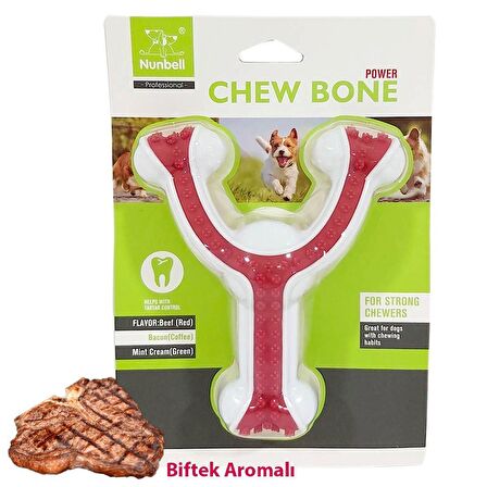 NUNBELL KÖPEK OYUNCAGI ÇATAL KEMİK M