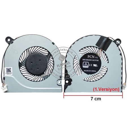 Acer Aspire 5 A515 A314-31 A315-21 A315-31 A315-51 Fan Ver.1 / 1 Adet - FAN126