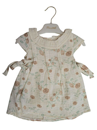 Babydoll Elbise Pallone Bej