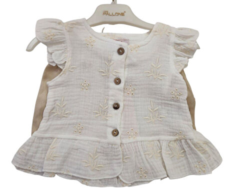 Babydoll 2li Takım Pallone Ekru