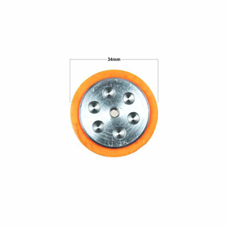 JS2622 Silikon Tekerlek (26,5x22 mm) - 2 Adet