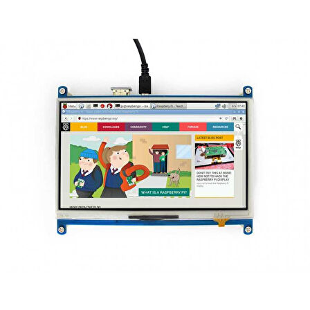 WaveShare 7 inch HDMI Rezistif Dokunmatik LCD - 1024x600