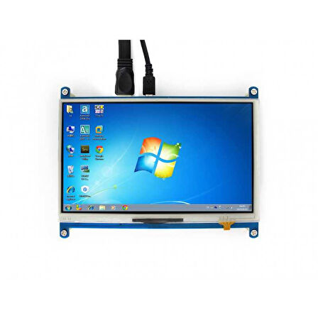 WaveShare 7 inch HDMI Rezistif Dokunmatik LCD - 1024x600