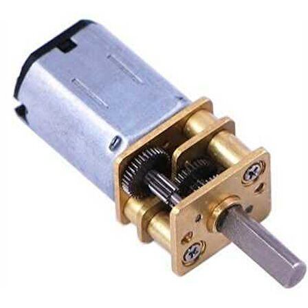 Robotistan 12V 12mm 300 RPM Redüktörlü Mikro DC Motor