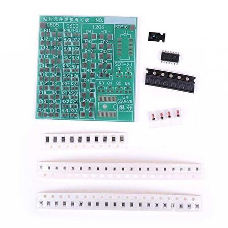 Robotistan SMD Lehimleme Pratik Kartı