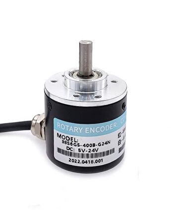 Robotistan 5-24 V 400 Adım Artımsal Optik Rotary Enkoder, AB 2 Fazlı - LPD3806-400BM-G5-24C