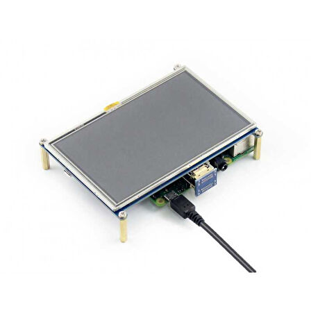 WaveShare 5 Inch HDMI Rezistif Dokunmatik LCD - 800x480