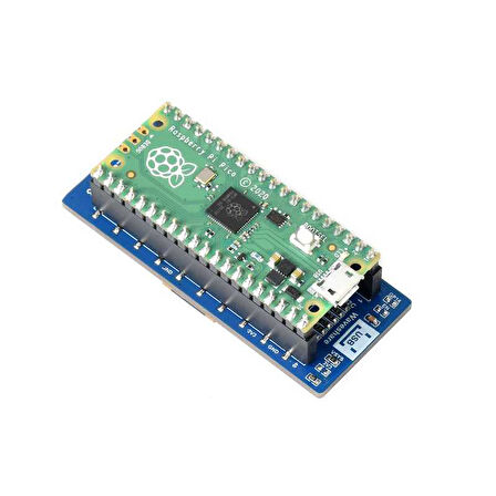 2.23 inç Raspberry Pi Pico OLED Ekran Modülü - 128x32 SPI/I2C