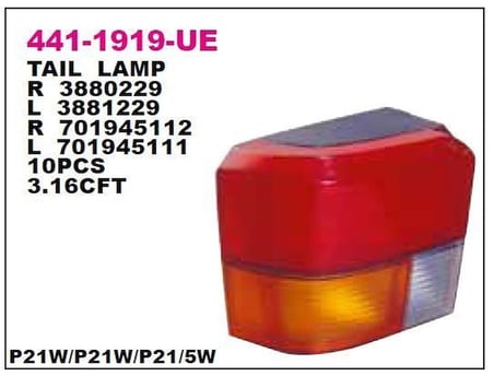 TRANSPORTER 1991-2004 T4 ARKA STOP LAMBASI SOL DEPO