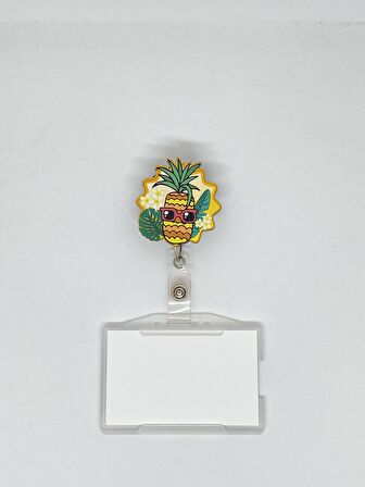 Ananas Temalı Yoyo Kartlık