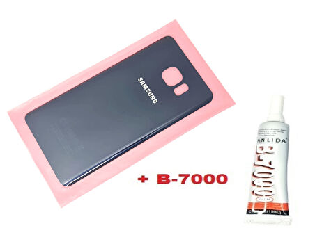 Tkgz Samsung Galaxy NOTE 5 Arka Pil Batarya Kapağı (CAM+B-7000) LACİVER