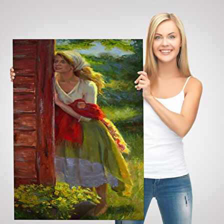 Michelle Murray Amerika Köylüsü Duvar Tablosu-6097