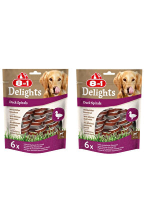 8in1 Delights Duck Spirals Ördekli Burgu Ödül 6 Lı X 2 Adet