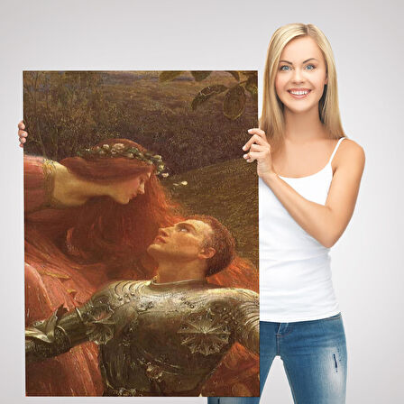 Merhametsiz Kadın Duvar Tablosu-6098