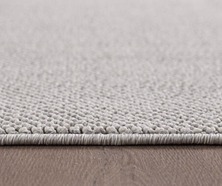 Yumuşak Bukleli Sisal Jüt Salon Oturma Odası Gümüş Renkli Halı