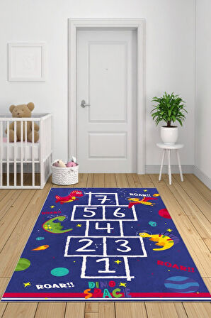 Minik Adımlarla Galaksiye: Eğlenceli ve Öğretici Kaymaz Taban Halı