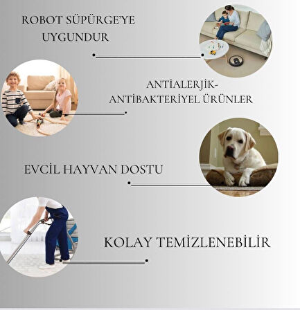 Yuvarlak Çocuk halısı sevimli yıldız desenli gri pembe