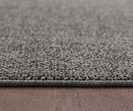Yumuşak Bukleli Sisal Jüt Salon Oturma Odası Gri Renkli Halı