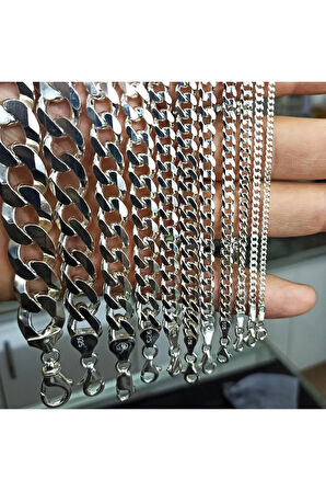 Gurmet 925 Ayar Gümüş Erkek Bileklik Künye 4.5mm 233708041