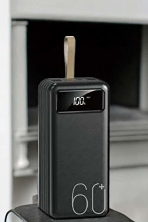Dayanıklı ve Şık 60.000 mAh Powerbank 4 USB Çıkışlı Taşınabilir Tasarım