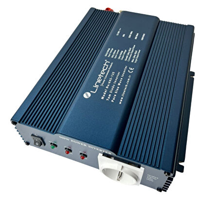 Linetech 12V 600W Tam Sinüs Inverter