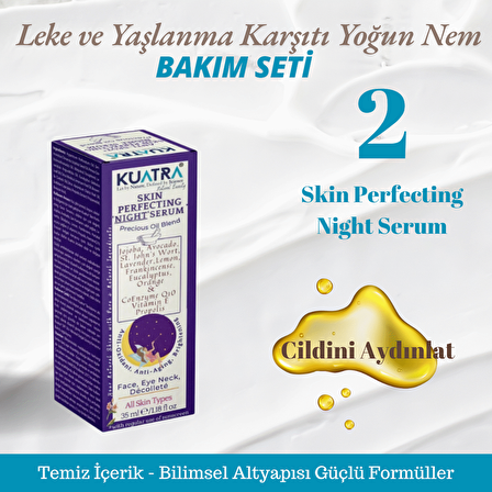 Kuatra Skin Perfecting  'Night' Serum (cildi onarmaya ve cildi kusursuzlaştırmaya yardımcı gece serumu)