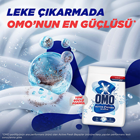 Omo Active Oxygen Beyazlar için 6 kg Toz Deterjan