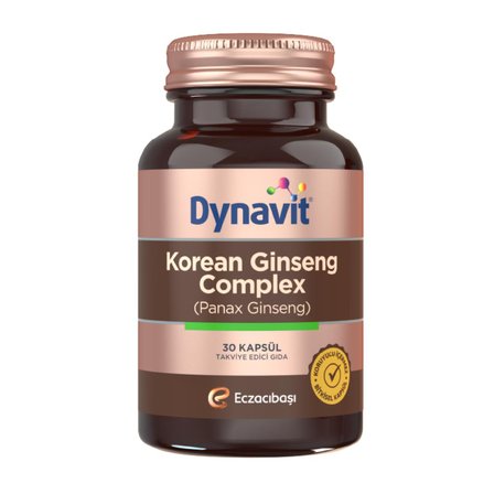 Eczacıbaşı Dynavit Korean Ginseng Complex Takviye Edici Gıda 30 Kapsül