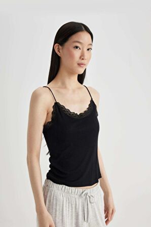 DeFacto Regular Fit Ribana Atlet-Fall in Love A9744AX24SPBK81