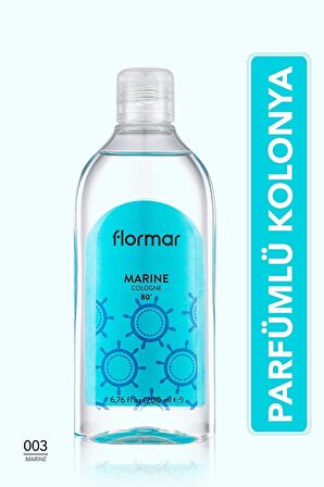 Flormar Büyük Boy Kolonya - Clean Effect Cologne - 003 Marine -8682536015790