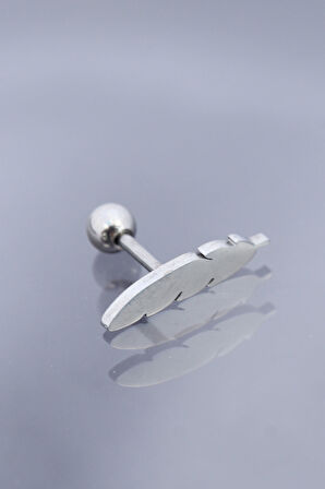 Yaprak Model 316L Cerrahi Çelik Piercing