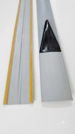 Alüminyum 6 cm Kapı Eşik Profili 3 ADET 90 cm'ye Kadar Özel Ölçü Parke Kapı Altı Çıtası Kendinden Yapışkanlı