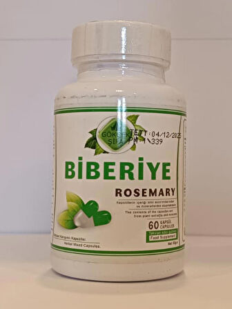 Biberiye Kapsül (rosemary Capsule)