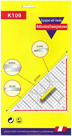 Geoderek Üçgen Cetvel K109