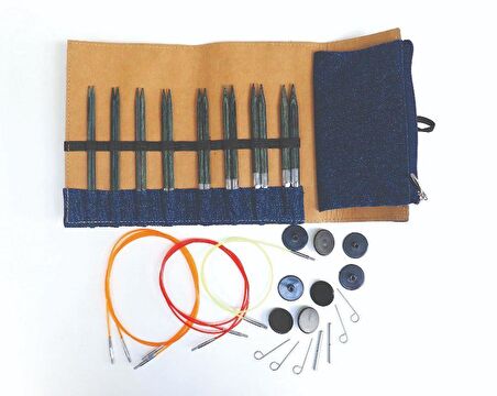 KnitPro İndigo Wood Misinalı Şiş Seti 20643