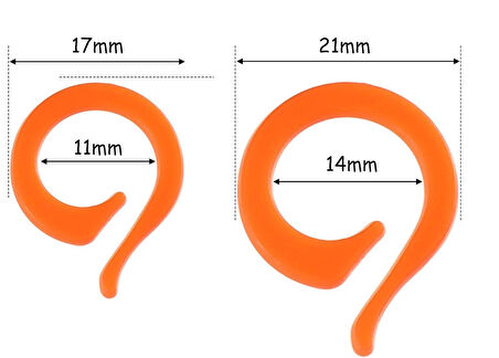 İlmek İşaretleyici (Küçük-17 mm) 15 Adet 