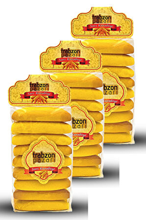 Trabzon Yöresel Sarı Kurabiyesi 3x400 gr