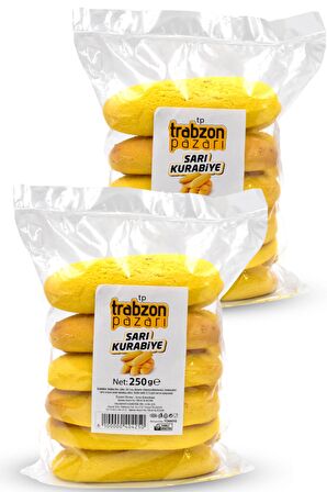 Trabzon Yöresel Sarı Kurabiyesi 2x250 gr