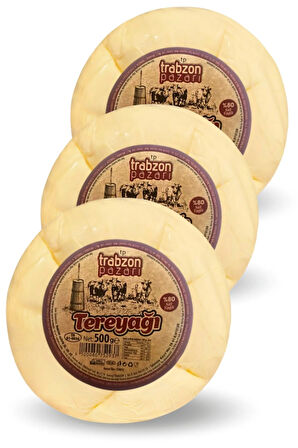 Trabzon Yöresel Tonya Tereyağı 3x500 Gr