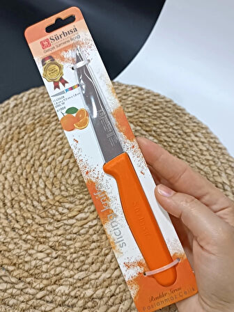 Sürbisa 61004 Sebze Bıçağı Turuncu 1 Koli (12 adet)