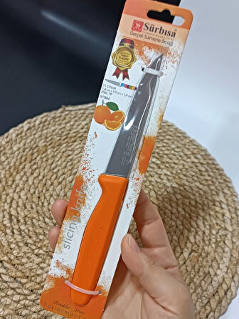 Sürbisa 61004 Sebze Bıçağı Turuncu 1 Koli (12 adet)