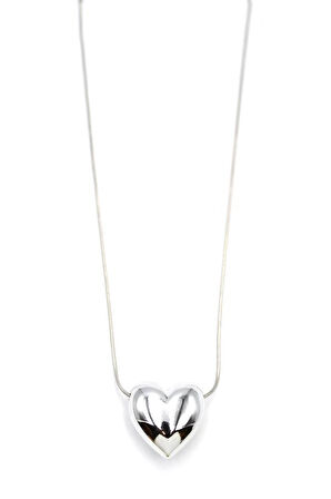 Kalp Kolye - Gümüş